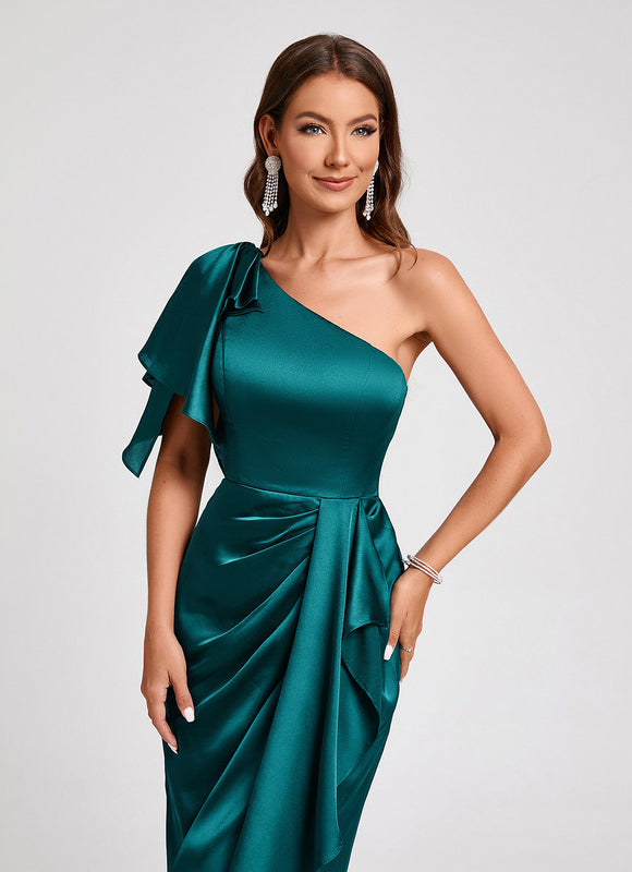 Robe Cocktail Satinée Couture - gallery 6