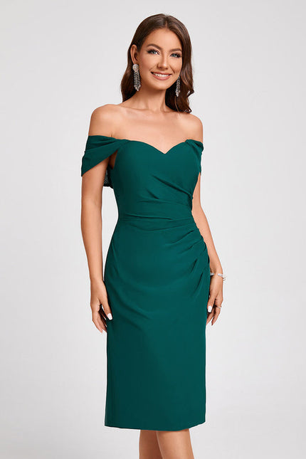 Robe Cocktail Épaule Libre - gallery 3