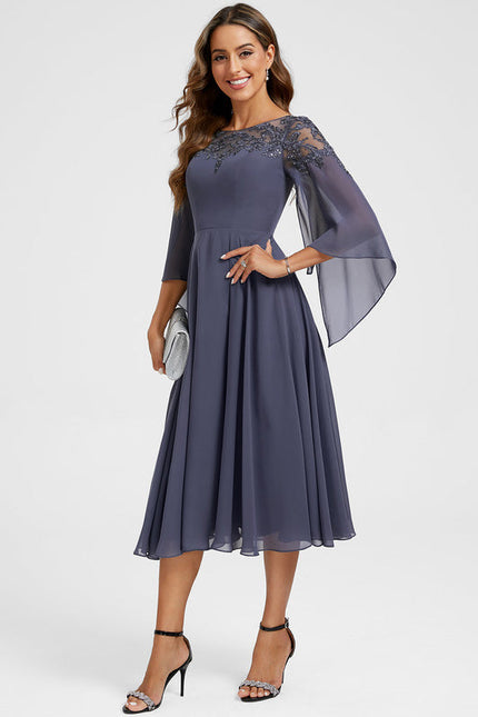 Robe Cocktail Aérienne Élégante - gallery 3