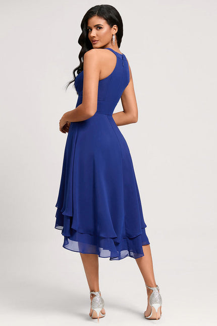 Robe Cocktail Fluide Éclatante - gallery 5