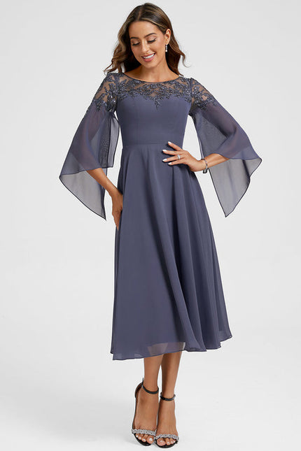 Robe Cocktail Aérienne Élégante - gallery 5