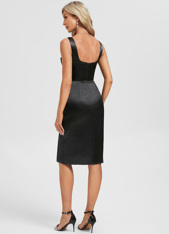 Robe Cocktail Satin - gallery 6