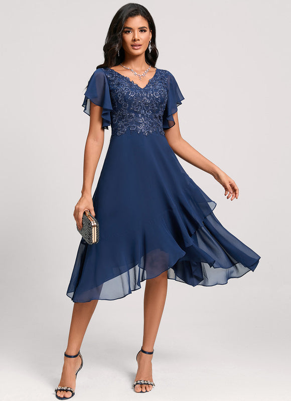 Robes De Cocktail Asymetrique - gallery 2