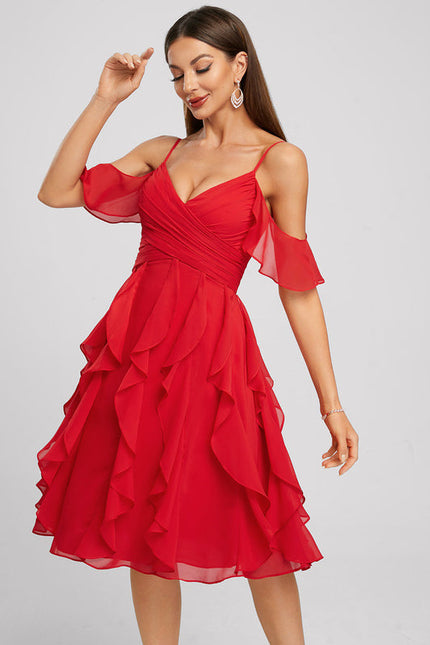 Robe Cocktail Flamme Rouge