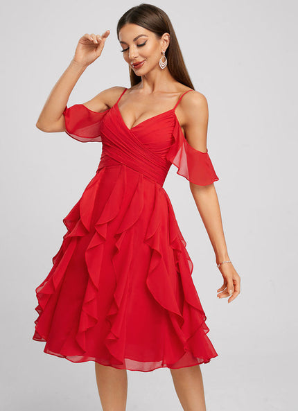 Robe Cocktail Flamme Rouge