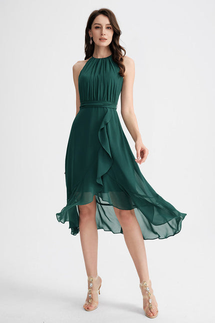 Robe Cocktail Élégance Verdoyante - gallery 2