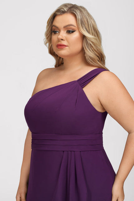 Robe Cocktail Violet Élégance Drapée - gallery 9