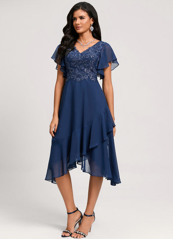Robes De Cocktail Asymetrique - gallery 1