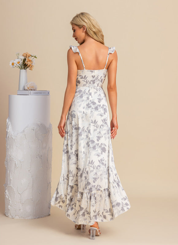 Robe Cocktail Florale Légère - gallery 8