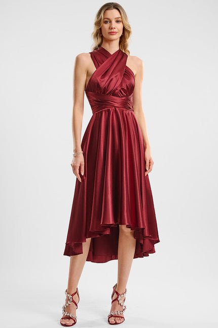 Robe Cocktail Satinée Multi-Style - gallery 5