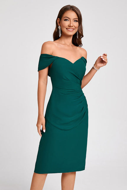 Robe Cocktail Épaule Libre - gallery 2
