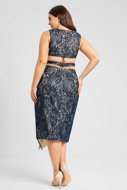 Robe Cocktail Nuit Émeraude Chic - gallery 5