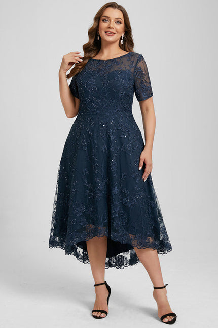 Robe De Cocktail En Dentelle De Calais - gallery 8