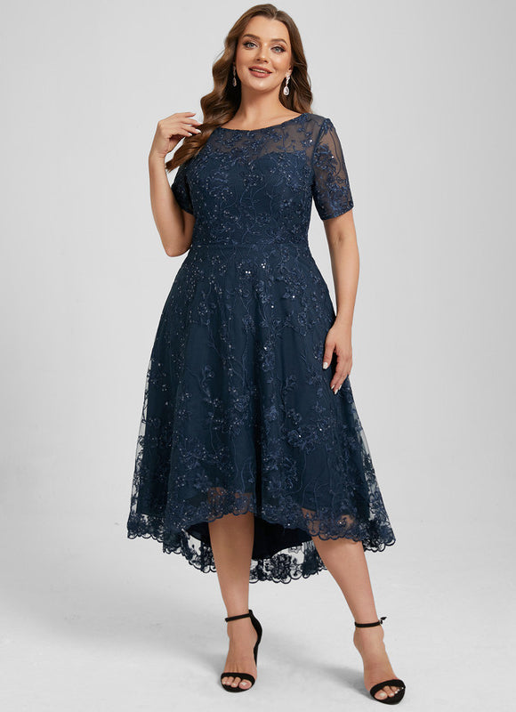 Robe De Cocktail En Dentelle De Calais - gallery 8