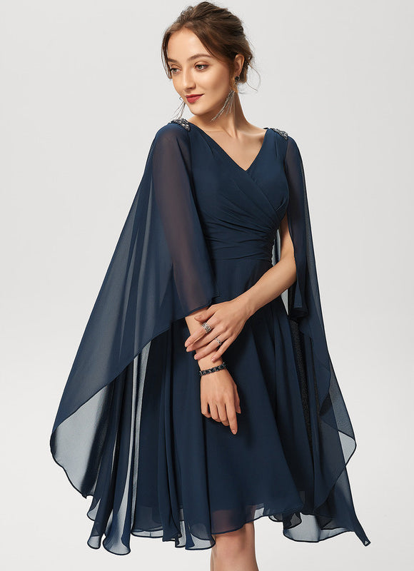 Robe Cocktail Voile De Minuit