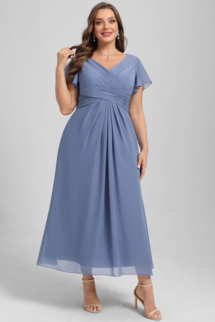 Robe De Cocktail Volants Superposés - gallery 7