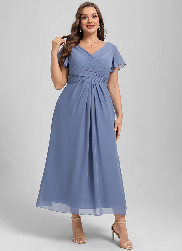 Robe De Cocktail Volants Superposés - gallery 7