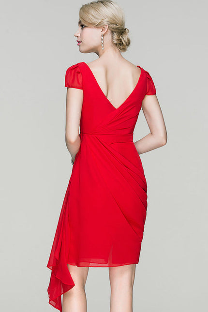 Robe Cocktail Flamboiement Éthéré - gallery 3