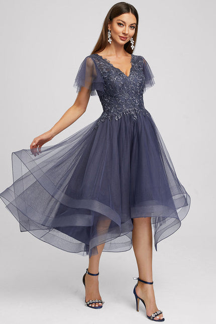 Robe Cocktail Tulle Étoilée - gallery 3