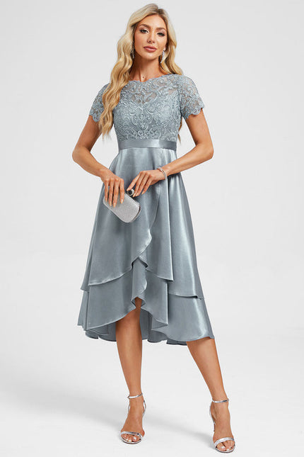 Robe Cocktail Élégance Aquatique - gallery 3