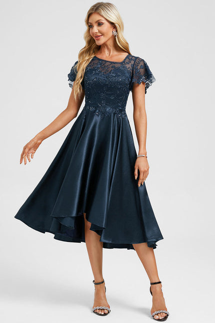 Robe Cocktail Émeraude Festive - gallery 4