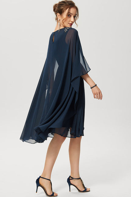 Robe Cocktail Voile De Minuit - gallery 3
