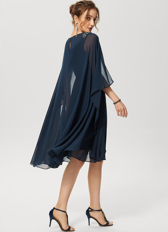 Robe Cocktail Voile De Minuit - gallery 3