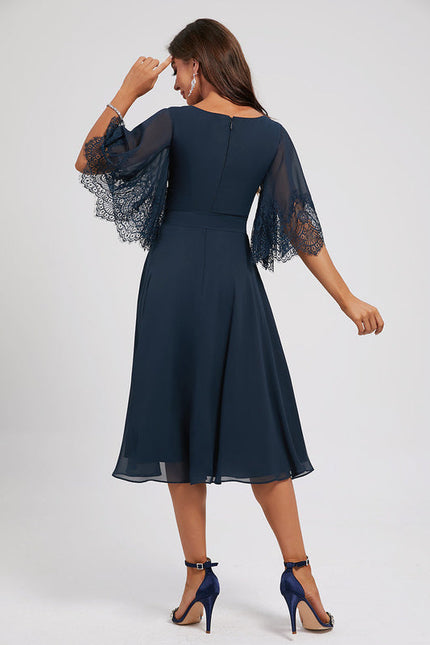Robe Cocktail Tulle Pétale Chic - gallery 4