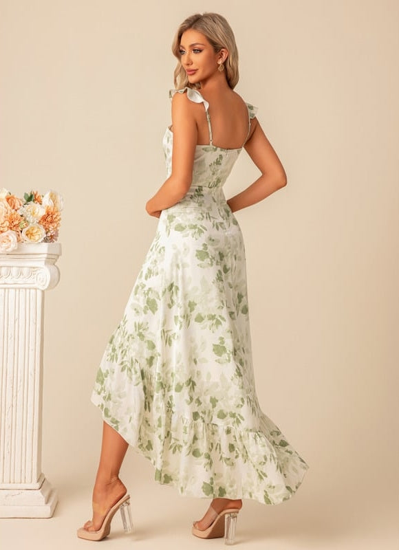 Robe Cocktail Florale Légère - gallery 3