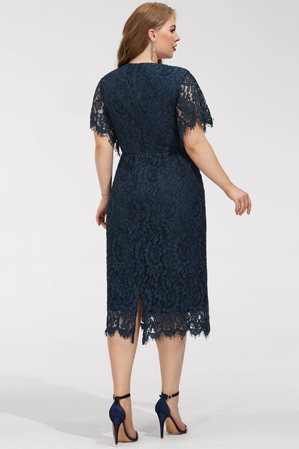 Robe Cocktail Nuit Marine Élégante - gallery 9