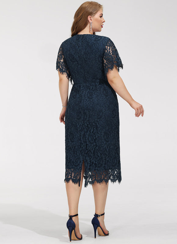 Robe Cocktail Nuit Marine Élégante - gallery 9