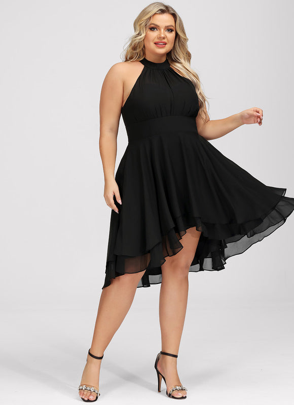 Robe Cocktail Fluide Éclatante - gallery 5