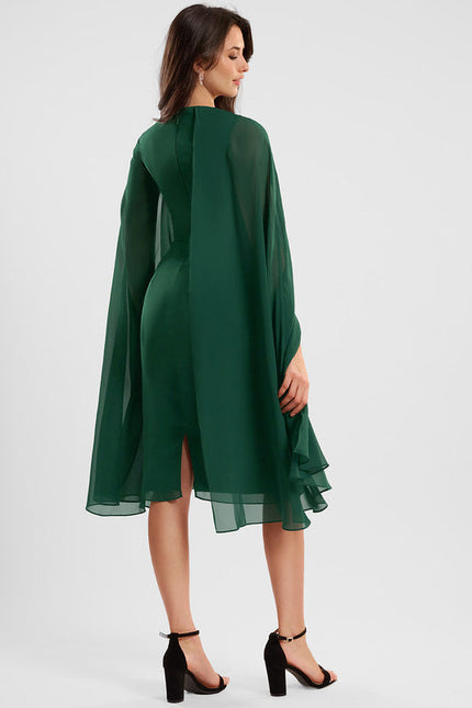 Robe Cocktail Émeraude Aérienne - gallery 4
