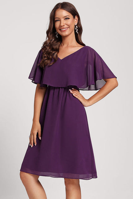 Robe Cocktail Élégante Marine - gallery 4