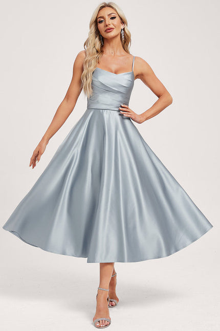 Robe Cocktail Élégance Satinée - gallery 1