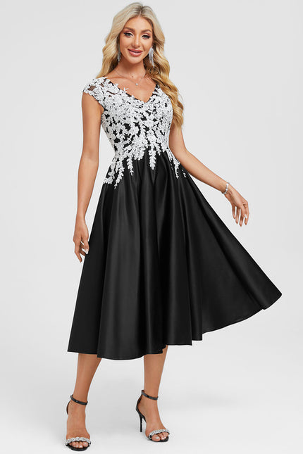 Robe Cocktail Longueur Mollet - gallery 5