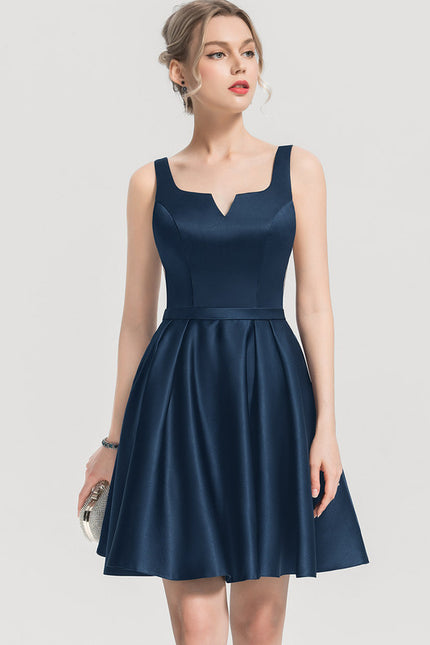 Robe Cocktail Nuit Satinée
