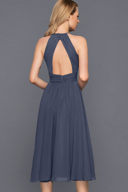 Robe Cocktail Gris Serein - gallery 1