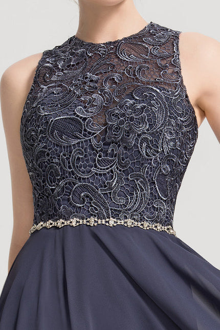 Robe Cocktail Éclat Vert Satiné - gallery 7