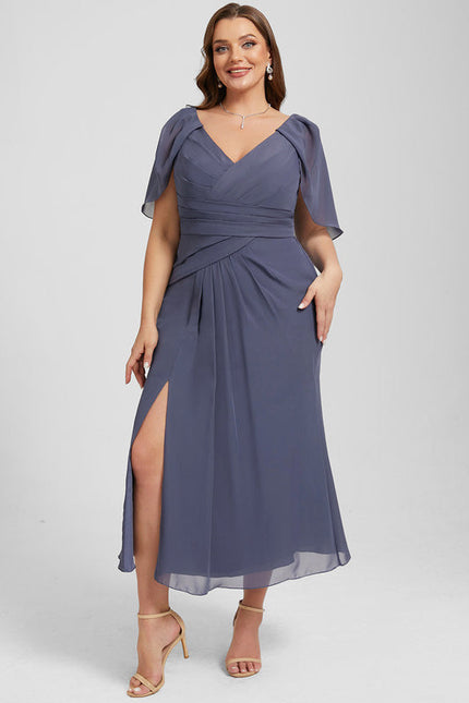 Robe De Cocktail Volants Superposés - gallery 9