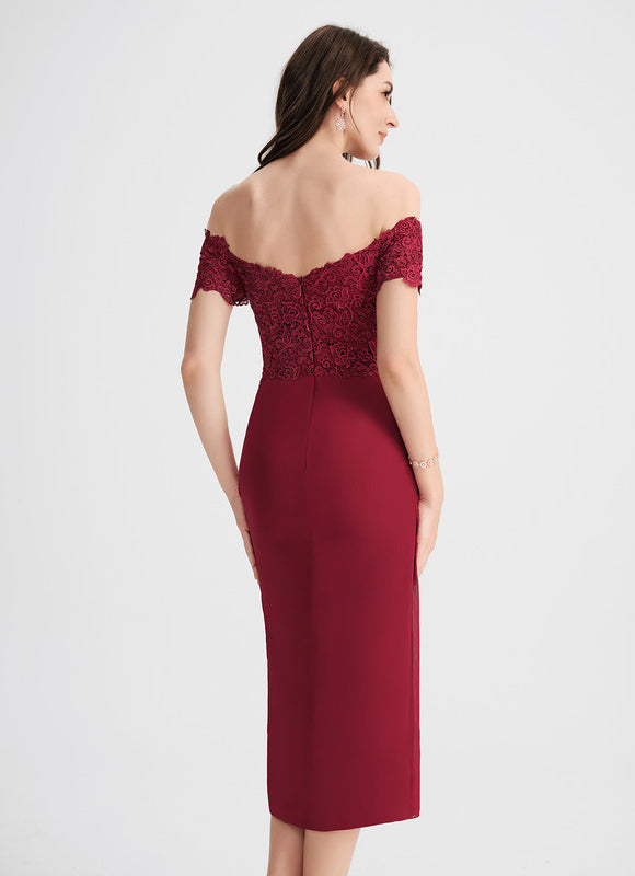 Robe Cocktail Rouge Élégance Chic - gallery 3