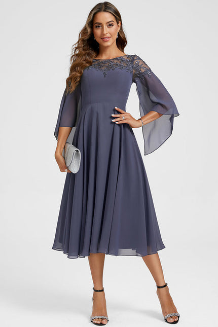 Robe Cocktail Aérienne Élégante - gallery 2