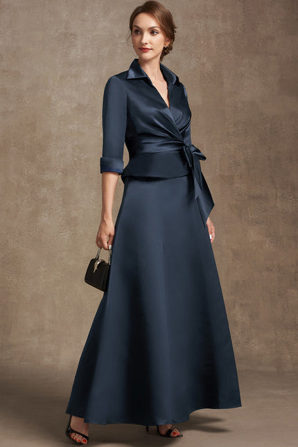 Robe Cocktail Satin Élégant - gallery 4
