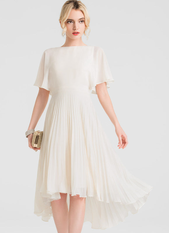 Robe Cocktail Fluide Éclatante