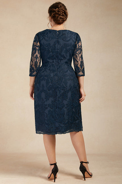 Robe Cocktail Nuit Marine Élégante - gallery 9