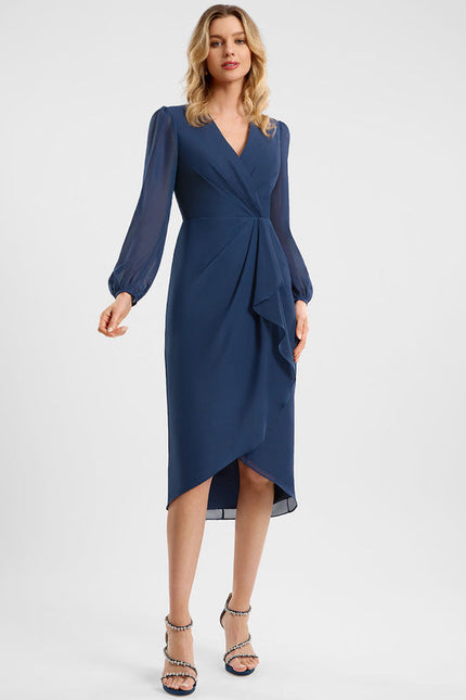 Robe Cocktail Chiffon - gallery 1