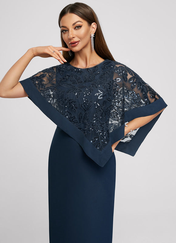 Robe Cocktail Nuit Marine Chic - gallery 4