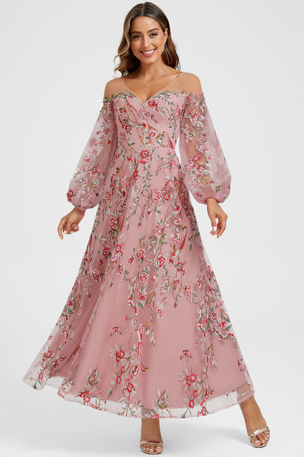 Robe Cocktail Mousseline Fleurie - gallery 8