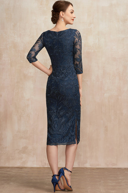 Robe Cocktail Nuit Marine Élégante - gallery 5