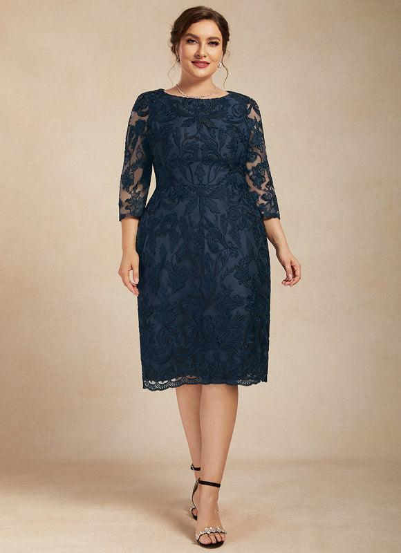 Robe Cocktail Nuit Marine Élégante - gallery 7